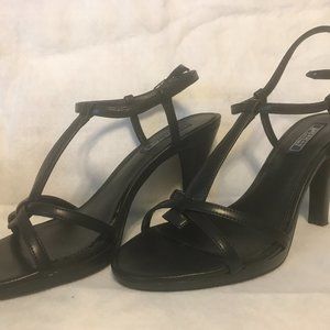 American Living - Carlotta High-heel Strappy Sandal - Black 7.5 M